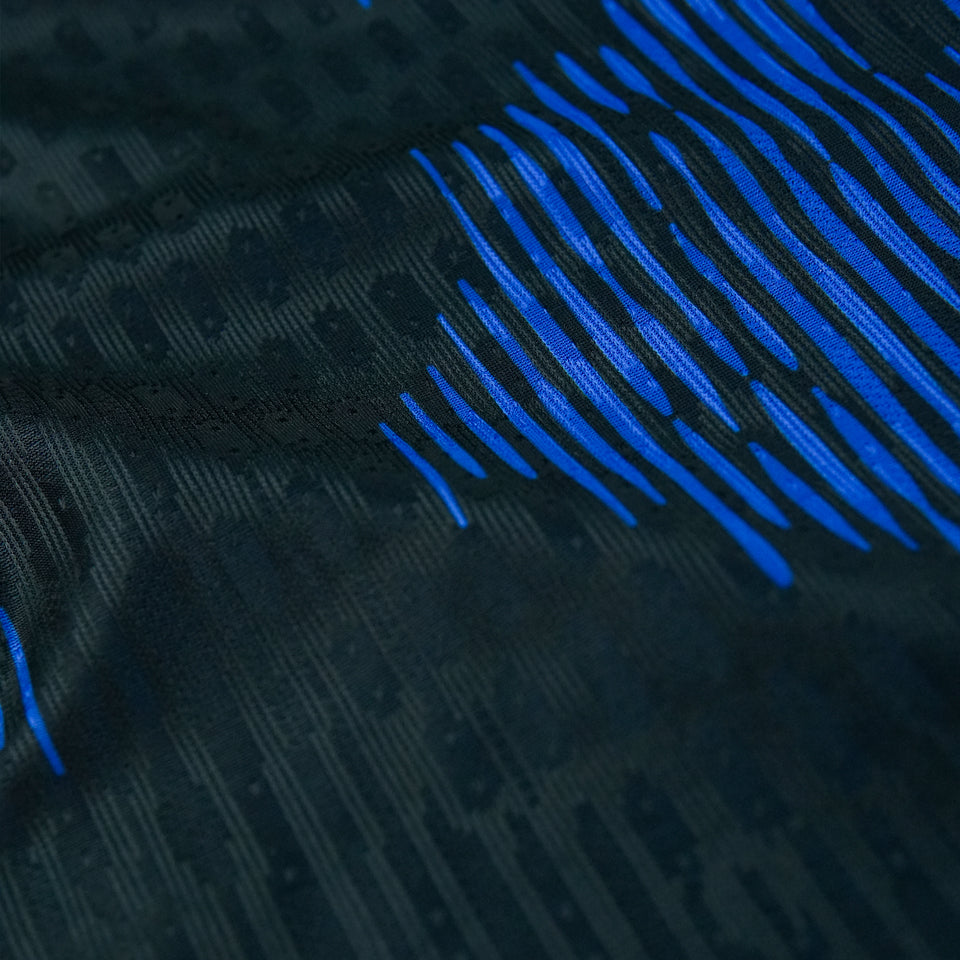 Brazil Special Edition Away Jersey – Player Version (Black/Electric Blue)