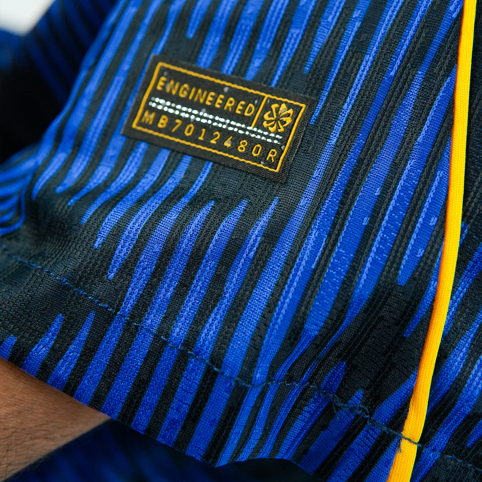 Brazil Special Edition Away Jersey – Player Version (Black/Electric Blue)